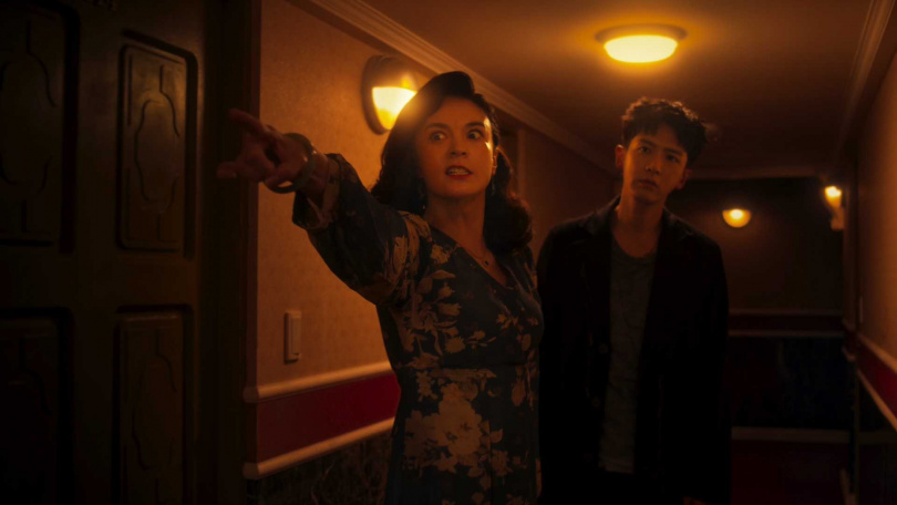 柯震東大讚張榕容氣場強大。（圖／Netflix提供）