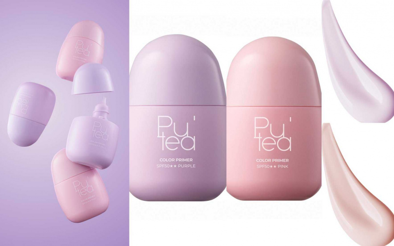 1028 Pu-Tea植萃校色飾底乳SPF50 ★★／299元（圖／品牌提供）