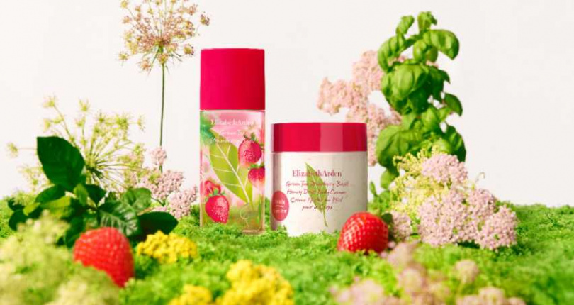 Elizabeth Arden 綠茶草莓羅勒香水100ml／1,800元、50ml／1,150元（圖／品牌提供）