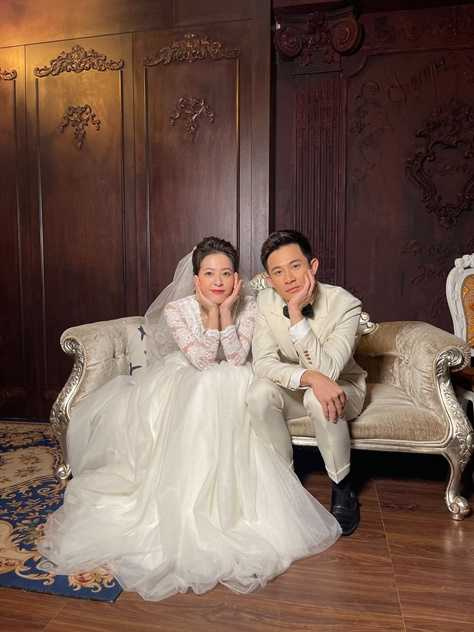 蘇晏霈和曾子益《市井豪門》拍婚紗照，曝雷說後續劇情很值得期待。