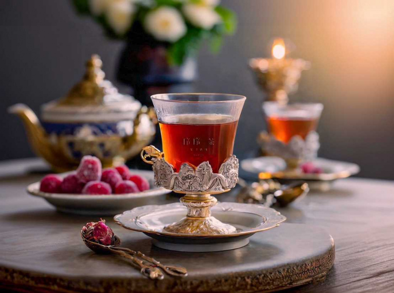 季節限定「皇家紅茶」這款清爽順口的紅茶不添加糖卻同樣美味，入口不帶苦澀，而是展現出紅茶獨有的溫潤口感。(圖／序序茶提供)