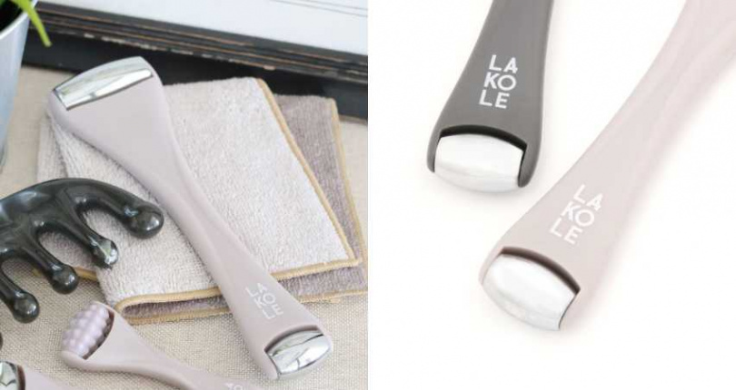 LAKOLE 棒式美容臉部按摩滾輪L／290元（圖／取自 lakole_taiwan IG）