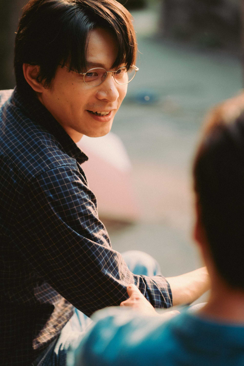 入圍金馬獎的姚淳耀透露在彰化拍攝時搭高鐵去宣傳時搭的是1688車次,希望金馬獎也能一路發發!(圖/牽猴子提供)