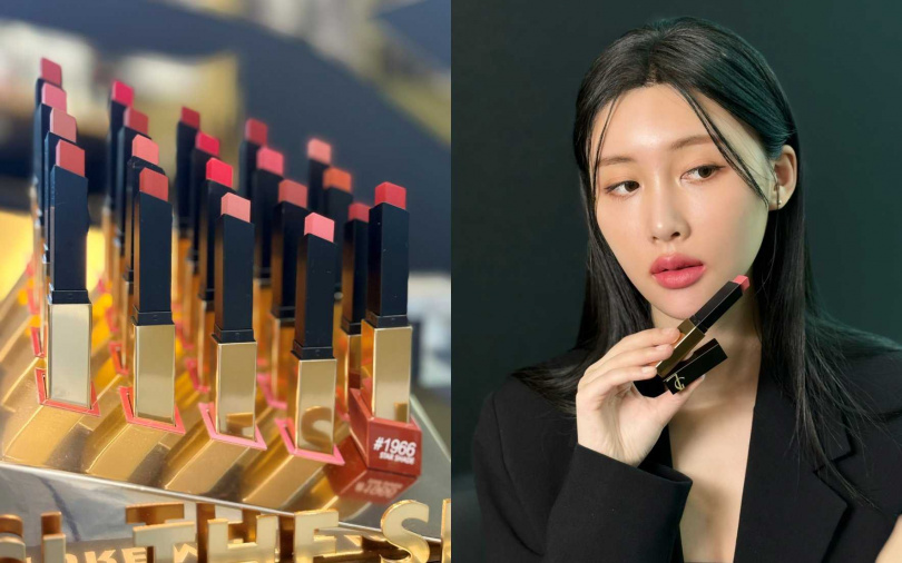 YSL奢華煙管柔霧唇膏/1,650元(圖/吳雅鈴攝)