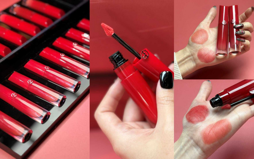 Armani奢華柔紗訂製唇露4ml/1,650元(圖/吳雅鈴攝)