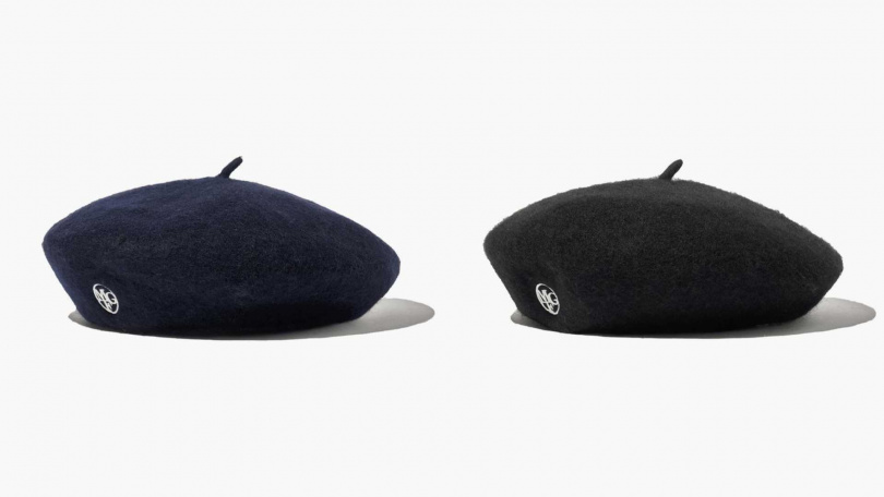 MARITHÉ+FRANÇOIS GIRBAUD 經典 LOGO羊毛貝雷帽(圖/品牌提供)