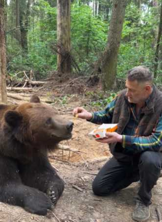 熊熊不想吃大麥克。（圖／翻攝自IG）