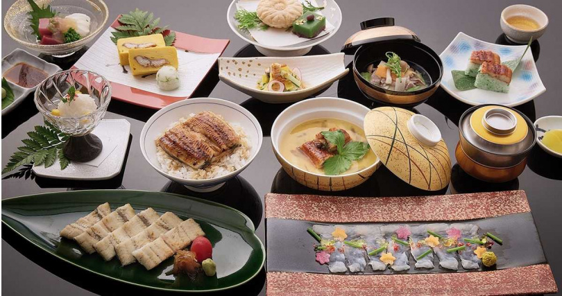 HAYASE日本料理針對土用丑之日推出「鰻魚懷石料理」，即日起全面供應。（3,800元，圖／JR東日本大飯店台北提供）