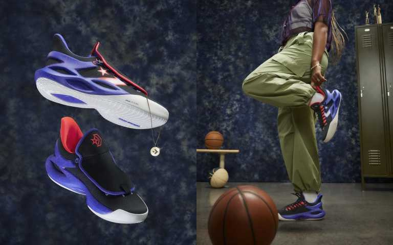 Converse All Star BB Trilliant CX籃球鞋季節限定紅藍新色鞋款/3,380元。（圖／品牌提供）