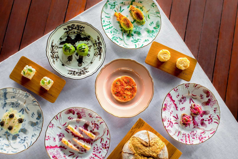 寶格麗度假村 Il Ristorante – Niko Romito 峇里島店，以在地風味融合義式經典打造七道式頂級套餐。（圖／品牌提供）