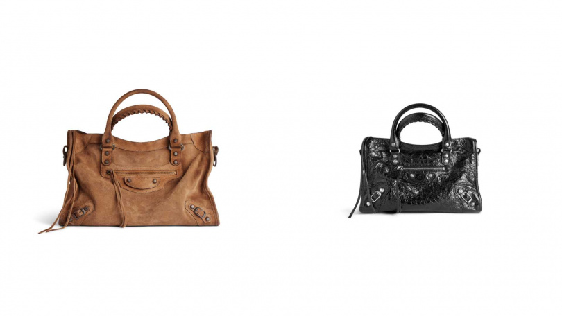 LE CITY BAG MEDIUM IN CAMEL 駝色麂皮肩背手提包/91,900元,LE CITY BAG SMALL IN BLACK 小型黑色肩背手提包/76,900元(圖/品牌提供)