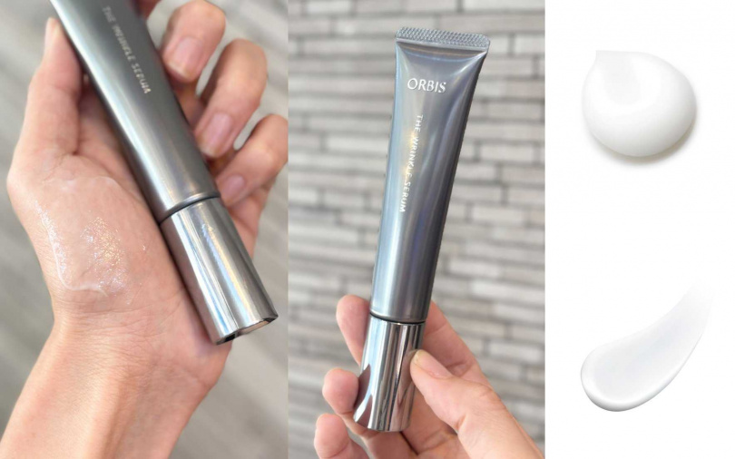 非常絲滑好推的質地，全臉只要1顆珍珠大小用量就OK。（圖／吳雅鈴攝、品牌提供）