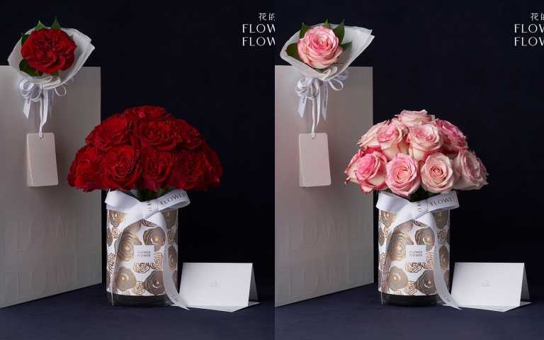 Hearts Rose 厄瓜多皇家玫瑰花禮，(右) Paloma Rose 厄瓜多皇家玫瑰花禮（圖／品牌提供）