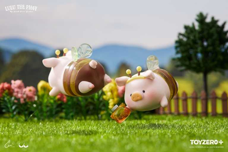 LuLu豬突發奇想，想像著傲遊天際的畫面，決定化為辛勤的蜜蜂。
