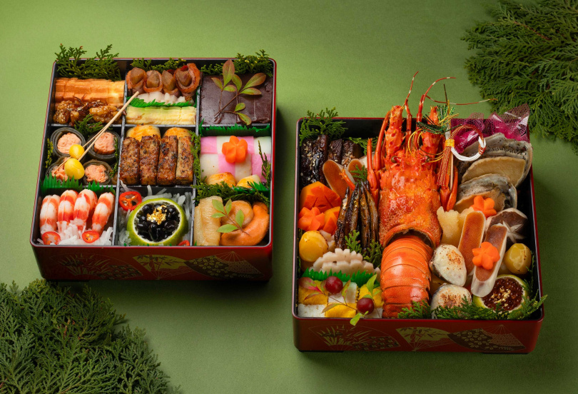 台南大員皇冠假日酒店煉瓦日式餐廳繼2022年首賣日式年菜「御節料理」，限量50組，決定於2023年12月提前開放預購。