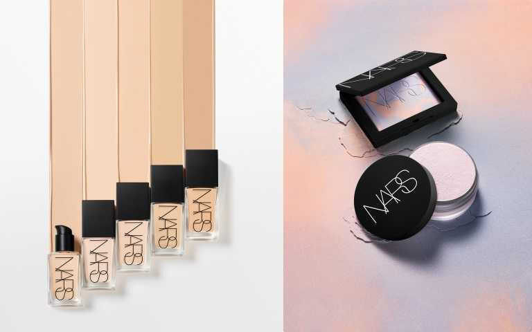 NARS 裸光肌萃粉底精華 、NARS 裸光幻彩蜜粉餅   （圖／品牌提供）