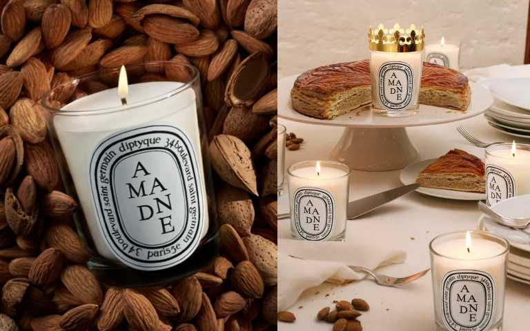 Diptyque 2025限量杏仁香氛蠟燭190g/2,300元。1月2日至2月3日,Diptyque精品店限時發售5週。 （圖／品牌提供）