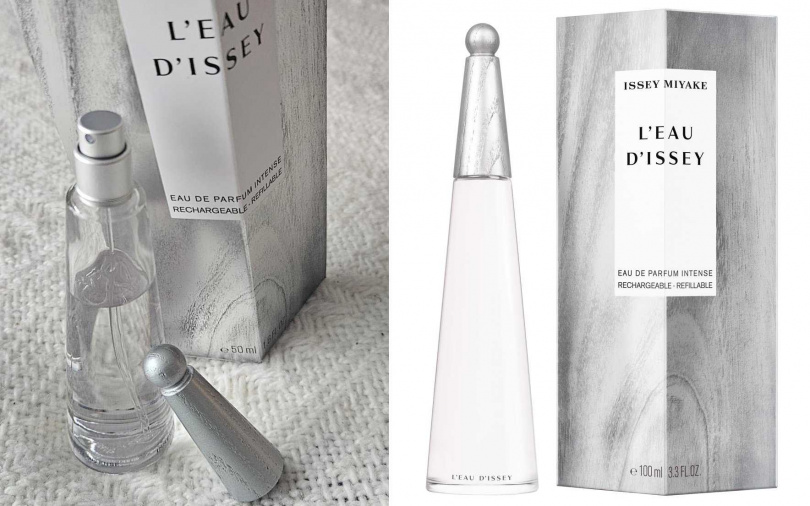 三宅一生海映依蘭極致淡香精30ml／2,650元、50ml／3,750元、100ml／5,250元、150ml REFILL／5,500元（圖／品牌提供、取自lesdecouvertesdestef IG）