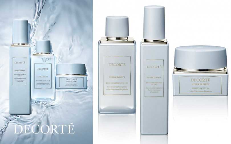 黛珂水晶蜜糖嫩白乳200ml／1,650元、水晶蜜糖嫩白露200ml／1,650元、水晶蜜糖嫩白霜50g／2,250元（圖／品牌提供）