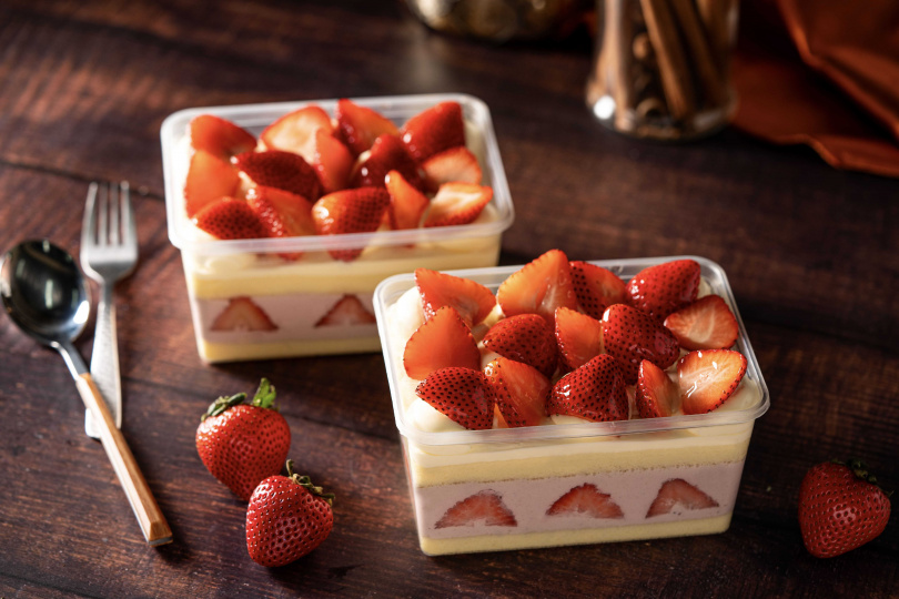BAC「鮮草莓奶油起士盒」層層堆疊出冬日限定的甜美滋味。