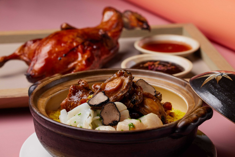 玖尹新派中餐廳母親節獻上主廚私房菜「乾坤BB鴨」與「鴨油海味松露煲飯」！