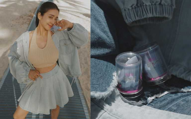 Beautyblender 原創美妝蛋「丹寧藍」（Wei Tang聯名款）單顆售價850元；聯名丹寧組／3,834元（圖／品牌提供）