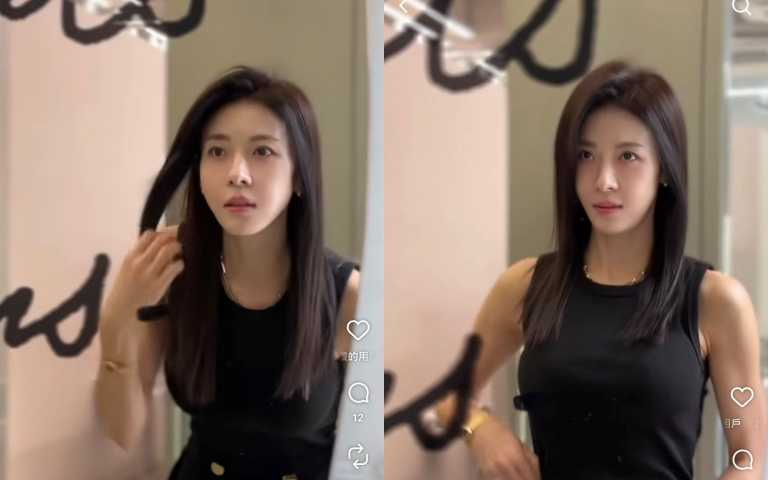 河智苑經常曬出自己在salon弄頭髮的模樣,她的髮量爆炸多實在好羨慕!(圖/河智苑ig)