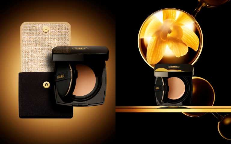 CHANEL香奈兒奢華晶燦光潤氣墊粉餅 12g / 7,800元、粉蕊 12g / 5,070元(圖/品牌提供)