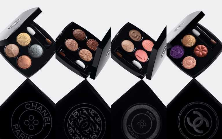 CHANEL香奈兒珠寶鈕扣四色眼影 #209幸運 / #219工藝 / #229星際 / #239巴洛克,各3,000元(圖/品牌提供)
