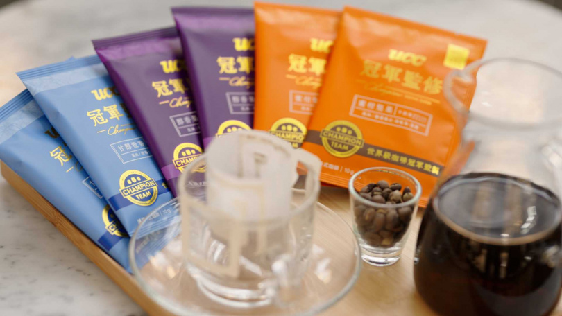 三大明星風味：甘醇橙香、蜜柑堅果、醇香果調。（圖／UCC提供）