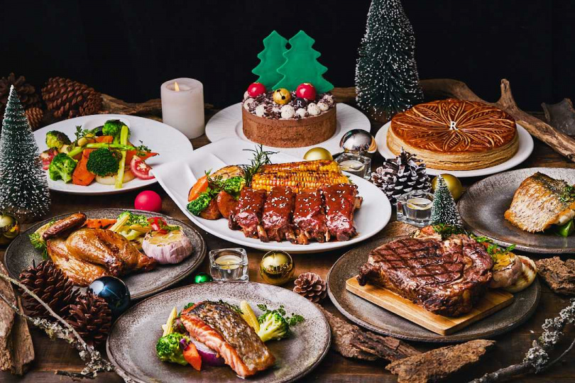 台北士林萬麗酒店推出一系列「節慶烤物」以冬季溫暖為靈感，搭配主廚好手藝堆疊冬季風味，節慶饗宴680元起。（圖／台北士林萬麗酒店提供）