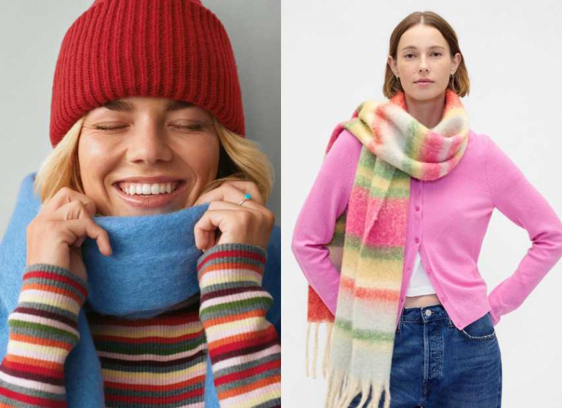 Gap針織圍巾／999元（圖／品牌提供）