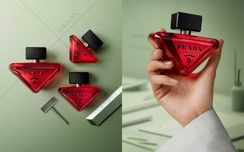 PRADA唯我莫測香精-馥果榛境30ml／3,600元、50ml／4,750元（圖／品牌提供）