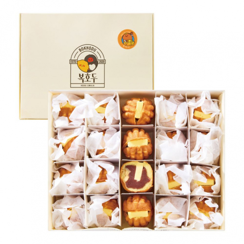 Bok hodu經典紅豆奶油核桃糕／760元