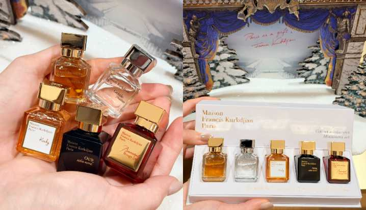 Maison Francis Kurkdjian 2026奢華隨行香氛禮盒 10mlX5/8,400元(圖/廖怡婷 攝)