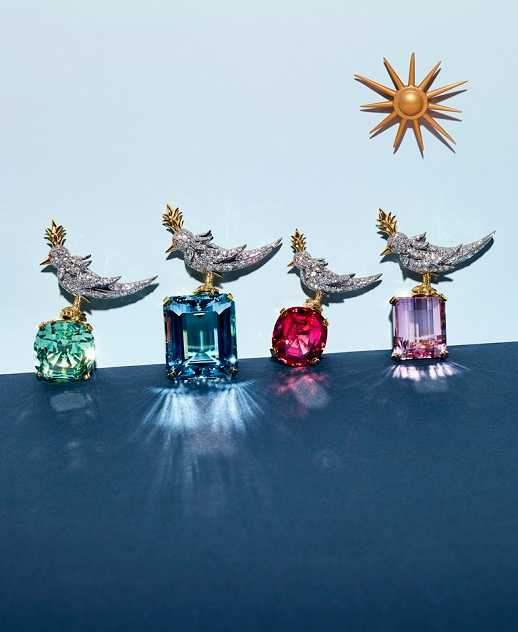 TIFFANY & CO.「Schlumberger」系列高級珠寶，「石上鳥」胸針╱價格店洽。（圖╱TIFFANY & CO.提供）
