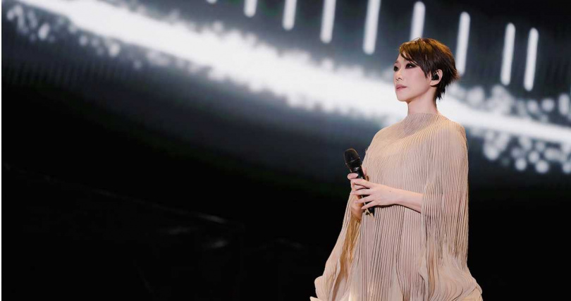 演出當天天氣不佳，林憶蓮兩度道歉。（圖／索尼音樂提供）