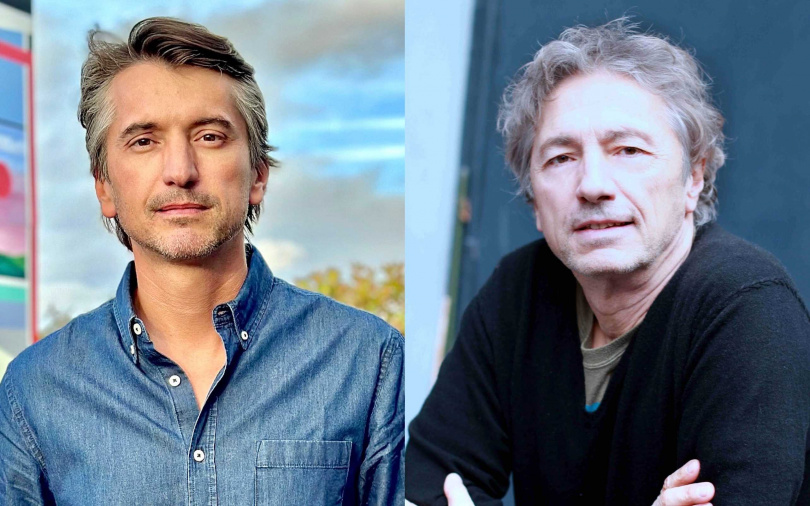 父子檔導演拍姊妹鋼琴家故事《天才琴手》鏡像呼應堪稱一絕(右為父親導演菲迪里克波提、左為兒子導演瓦倫汀波提。(圖/海鵬提供)