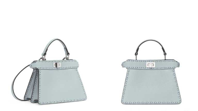 Peekaboo ISeeU 淺藍色Selleria特小包款／147,000元（圖／品牌提供）