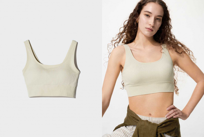UNIQLO無縫短版BRATOP背心／790元（圖／品牌提供）