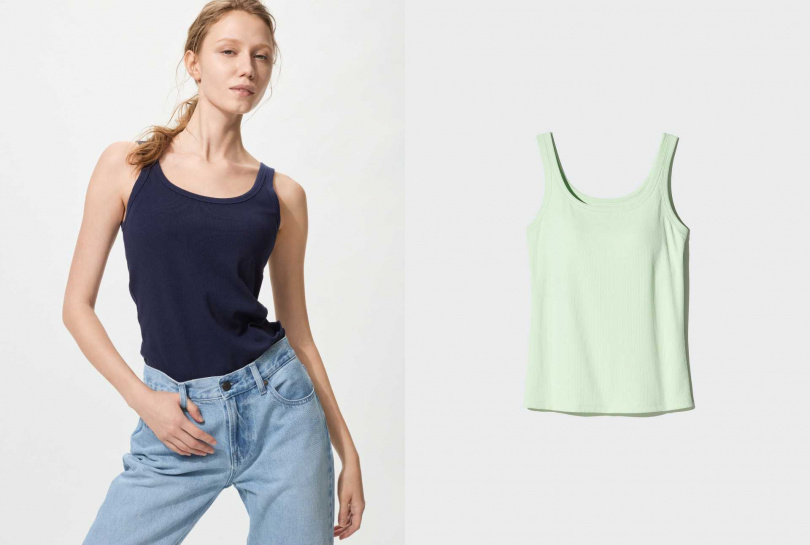 UNIQLO AIRism棉質BRATOP坦克背心／790元（圖／品牌提供）