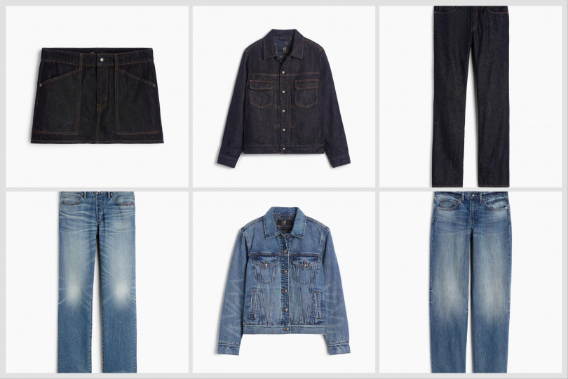 圖說:Gap×A.P.C.聯名系列男裝女裝超多牛仔款式。(圖/品牌提供)