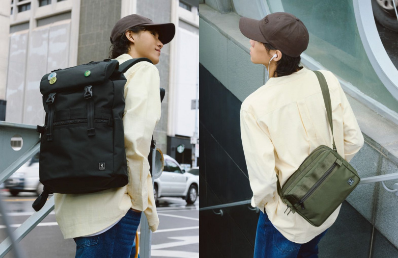 PORTER INTERNATIONAL YOUNGSTER後背包/6,250元、YOUNGSTER雙層斜背包(M)/4,850元。(圖/品牌提供)