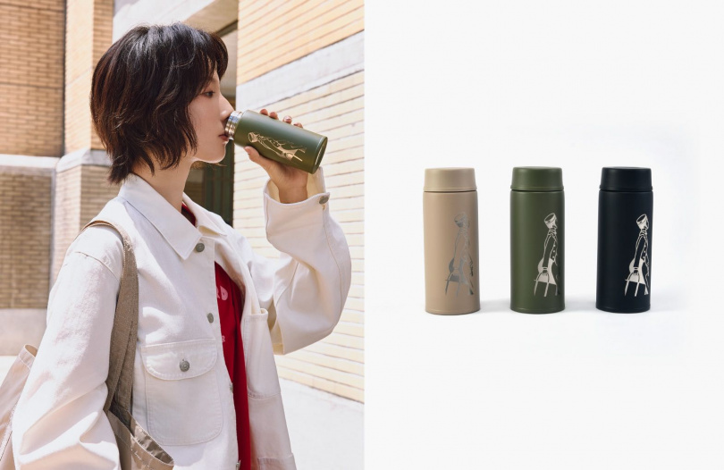 週年慶滿10,000元贈與膳魔師THERMOS聯名的350cc不鏽鋼保溫杯(圖/品牌提供)