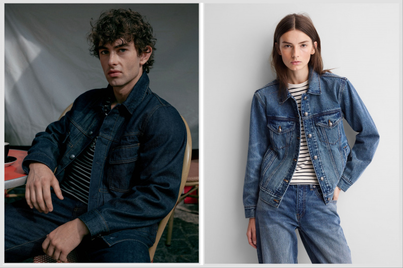 圖說:Gap×A.P.C.聯名系列推出男女裝丹寧系列(圖/品牌提供)