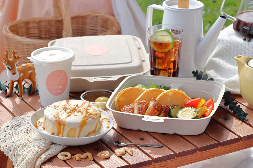「杏桃鬆餅屋」推出方便野餐的輕食。