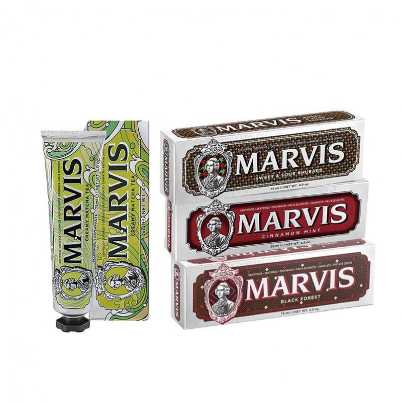 city’super復興店週年慶首次開賣「牙膏界的愛馬仕」之美譽，同時也是英國航空頭等艙指定品牌，義大利精品牙膏MARVIS限定特調系列一條原價280元，特價199元。