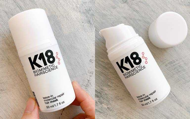 K18胜肽髮膜by歐娜國際50ml／3,000元  有史以來第一個擁有生物活性肽專利的護髮產品！真的能幫妳把每一根髮絲都回到母胎健康狀態。(圖／吳雅鈴攝影)