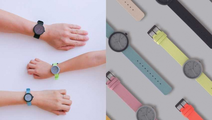 日本「YOT WATCH」將舊玩具再利用，使用回收塑膠玩具製成腕錶錶殼，減少對全球環境的影響。（圖／品牌提供）