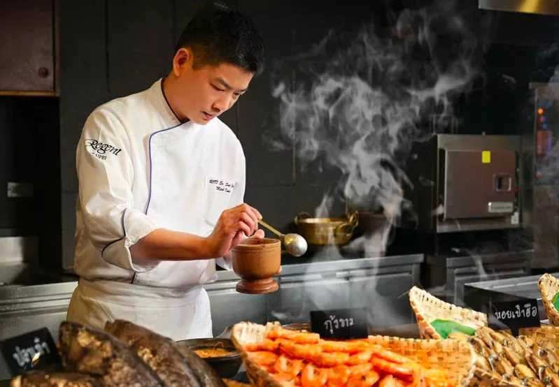 泰市場將進駐大直英迪格酒店，主廚孔德望更研發升級菜色，為客人帶來奢華享受。（圖／晶華酒店提供）